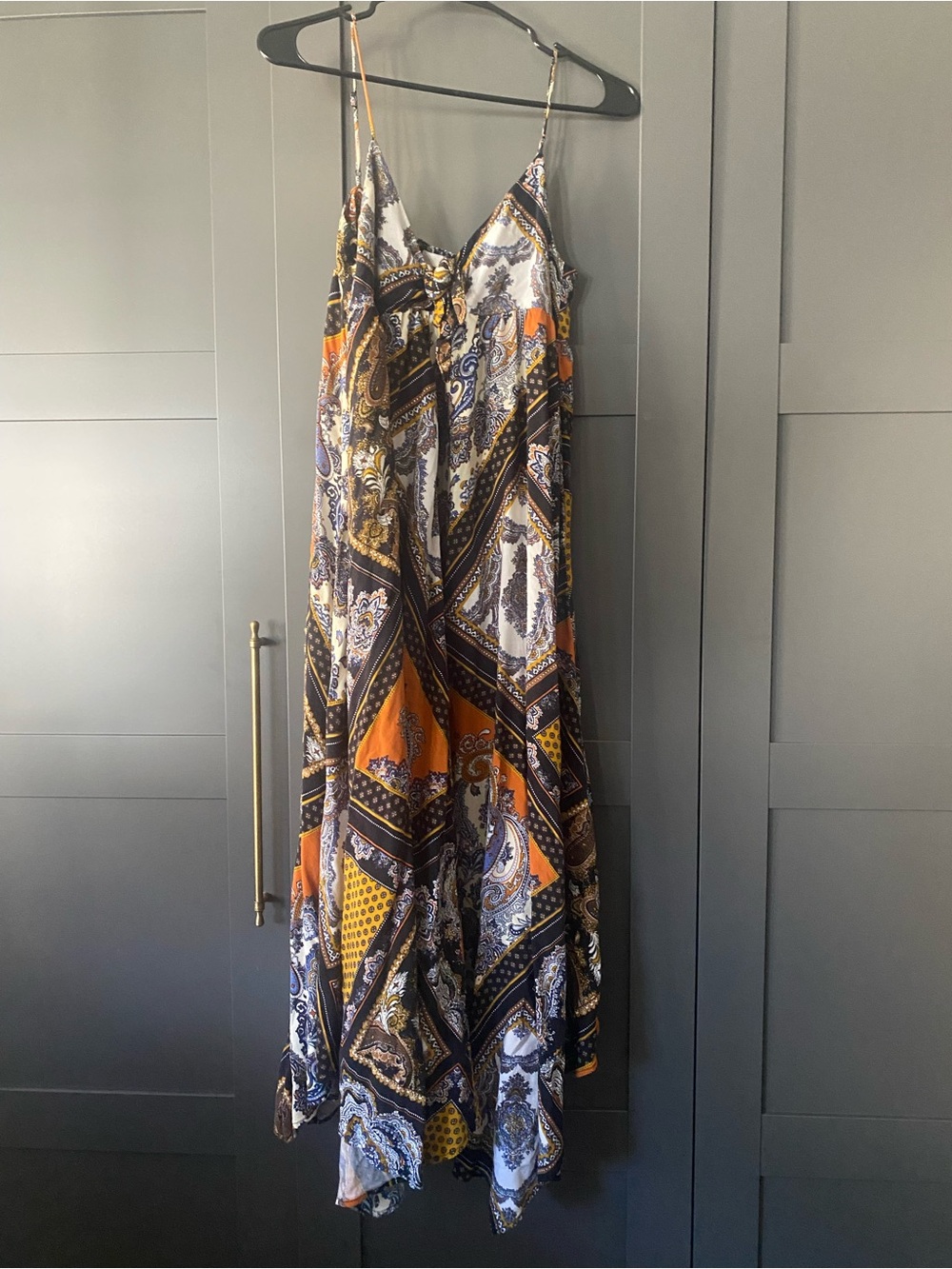 Boho Paisley Maxi Dress